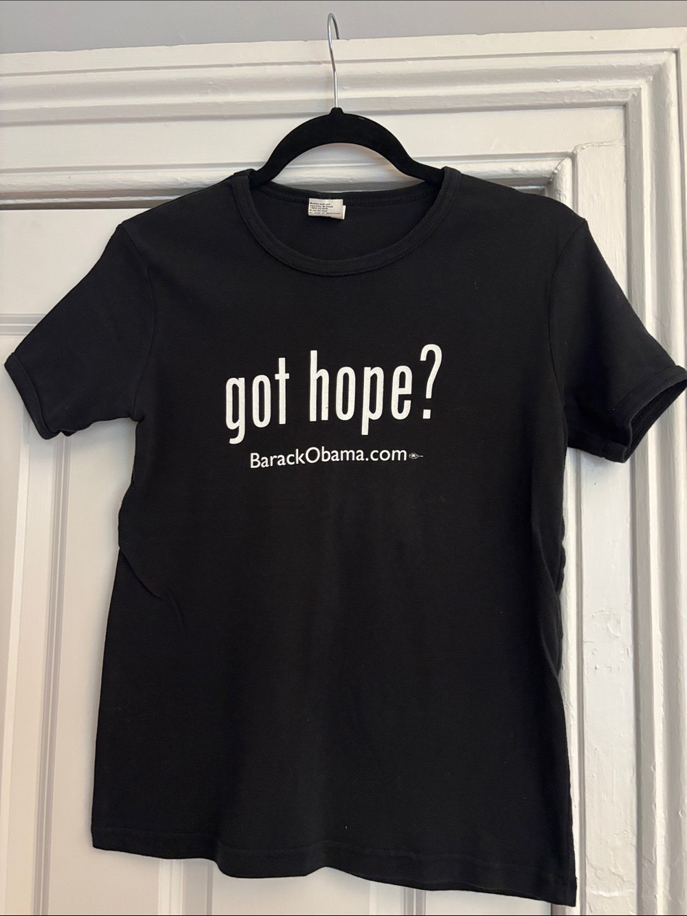 Barack Obama official Black "got hope?" Graphic Tee - size S